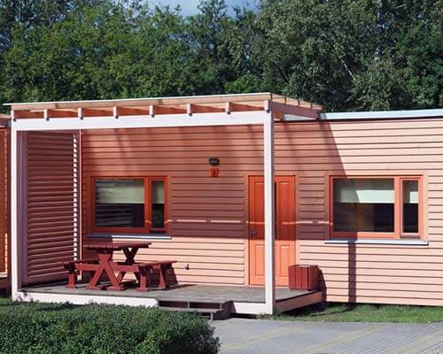 aménagements extérieurs bois, Bungalows