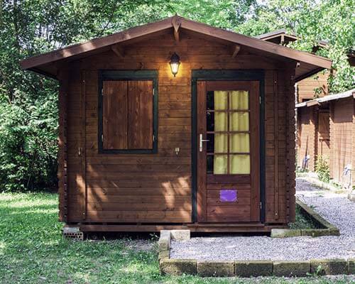 aménagements extérieurs bois, Chalet